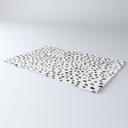Dalmatian Spots - Black and White Polka Dots Rug Gallery Image 3