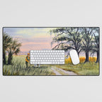 Hunting For Bobwhite Quail Desk Mat Gallery Image 1
