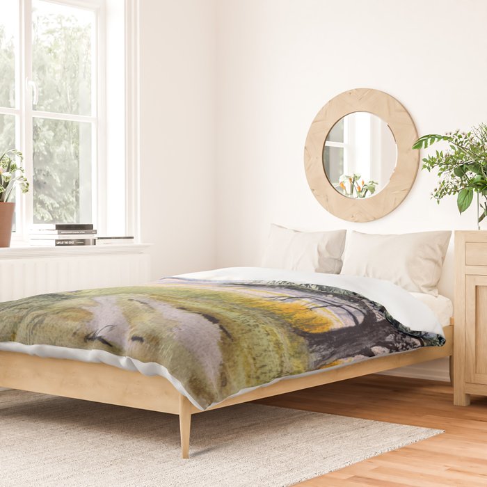 Hunting For Bobwhite Quail Duvet Cover Gallery Image 2