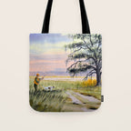 Hunting For Bobwhite Quail Tote Bag Gallery Image 1
