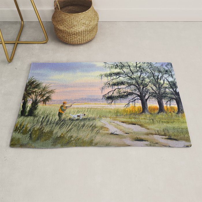 Hunting For Bobwhite Quail Rug Gallery Image 1