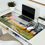 Hunting For Bobwhite Quail Desk Mat Gallery Image 2