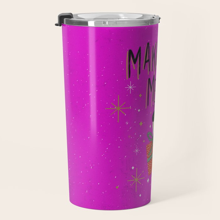 Make it merry Travel Mug Gallery Image 3