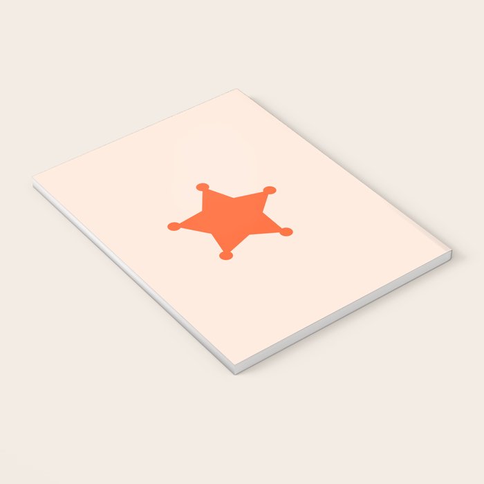 DANG - western style saloon font in retro mod colors (bright pink and orange) Notebook Gallery Image 3
