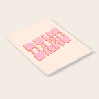 DANG - western style saloon font in retro mod colors (bright pink and orange) Notebook Gallery Image 2
