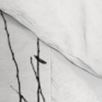 Black white tree branch bird nature pattern Comforter Gallery Image 4
