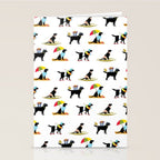 Labrador Beach black lab dog beach  Stationery Card Gallery Image 2