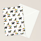 Labrador Beach black lab dog beach  Stationery Card Gallery Image 2