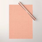boho hexagon stripes - peach Wrapping Paper Gallery Image 1