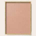 boho hexagon stripes - peach Serving Tray Gallery Image 1