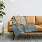 The Mimosa 3 Throw Blanket Gallery Image 1