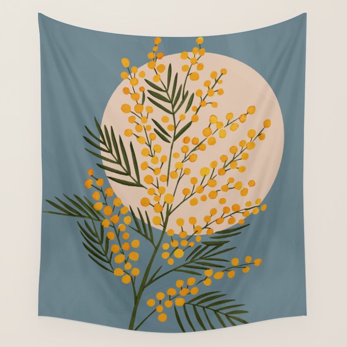 The Mimosa 3 Wall Tapestry Gallery Image 1