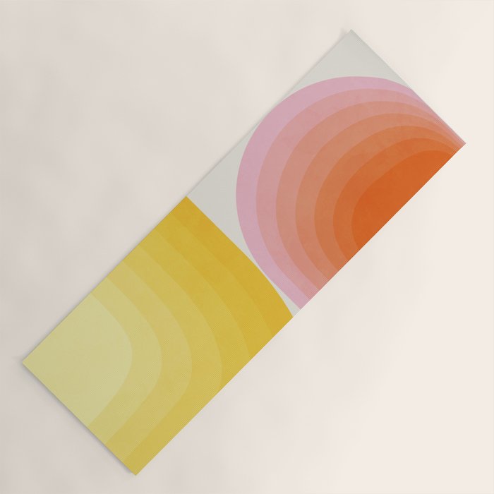 abstract gradient Yoga Mat Gallery Image 1