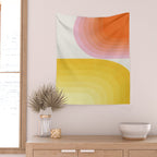 abstract gradient Wall Tapestry Gallery Image 2