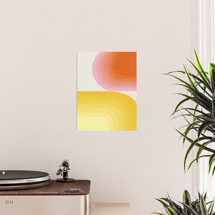 abstract gradient Poster Gallery Image 2