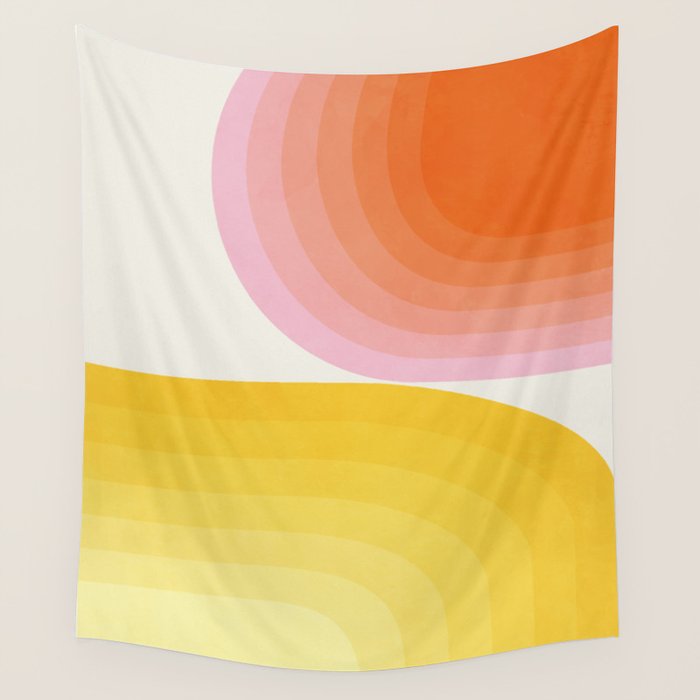 abstract gradient Wall Tapestry Gallery Image 4