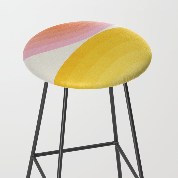 abstract gradient Stool Gallery Image 2