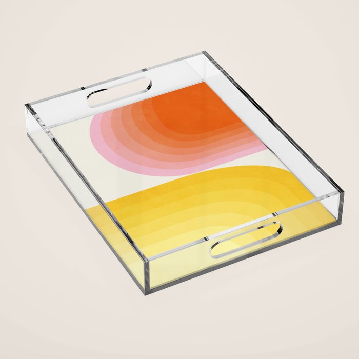 abstract gradient Acrylic Tray Gallery Image 1