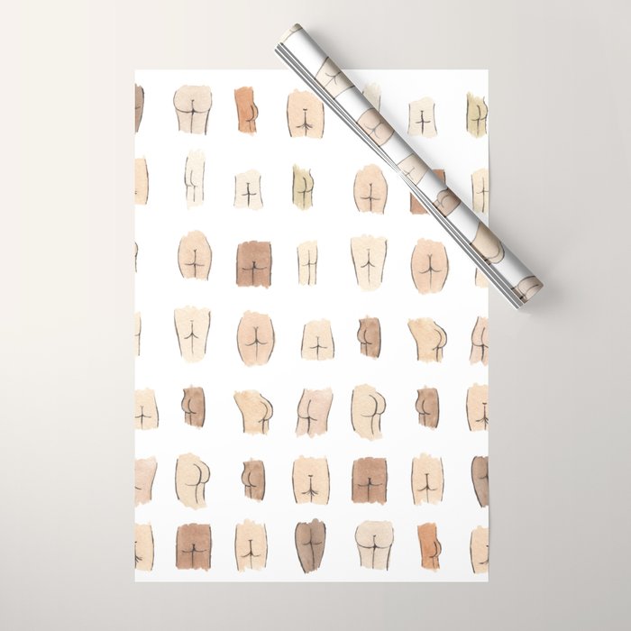 Lotsa Butts! Wrapping Paper Gallery Image 1