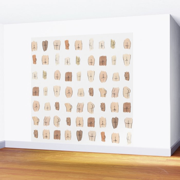 Lotsa Butts! Wall Mural Gallery Image 2