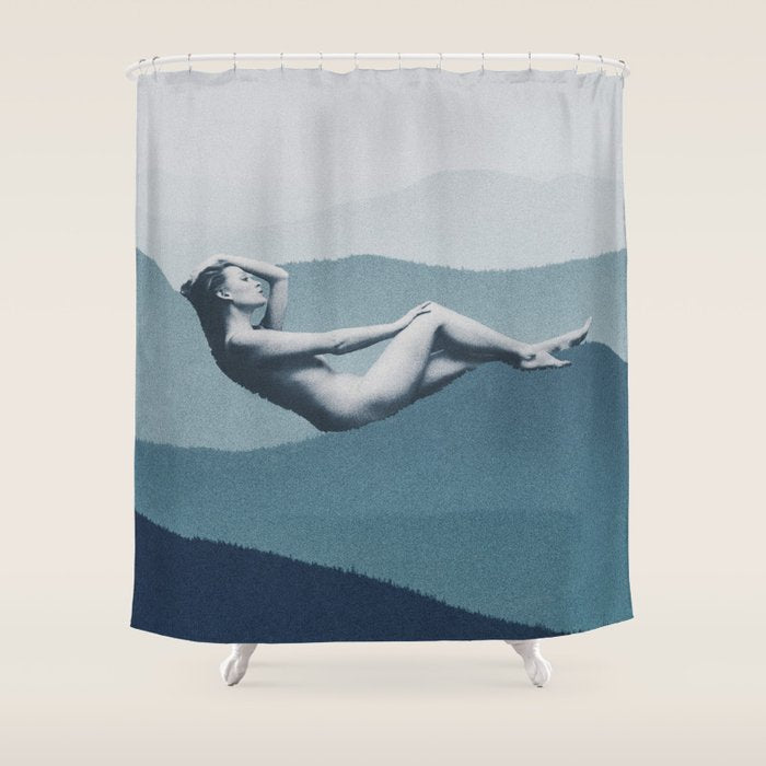 Turning the volume down Shower Curtain Gallery Image 1