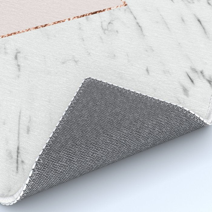 Peony blush geometric marble Rug Gallery Image 4