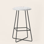 Peony blush geometric marble Stool Gallery Image 1