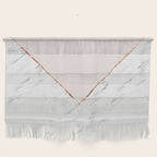 Peony blush geometric marble Wall Hanging Gallery Image 1