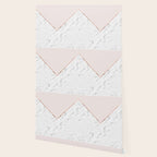 Peony blush geometric marble Wallpaper Gallery Image 2