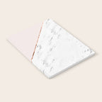 Peony blush geometric marble Notebook Gallery Image 2