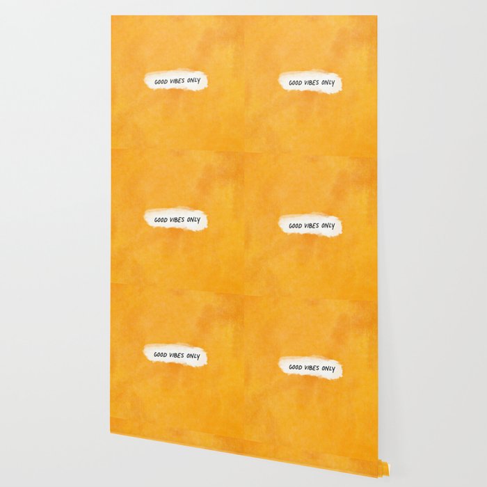 Good Vibes Only: Yellow Canvas Edition Wallpaper Gallery Image 2