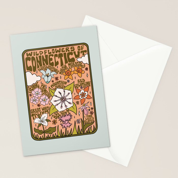 Connecticut Wildflowers Stationery Card Gallery Image 2