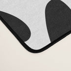 Black and white flower nature pattern Desk Mat Gallery Image 4