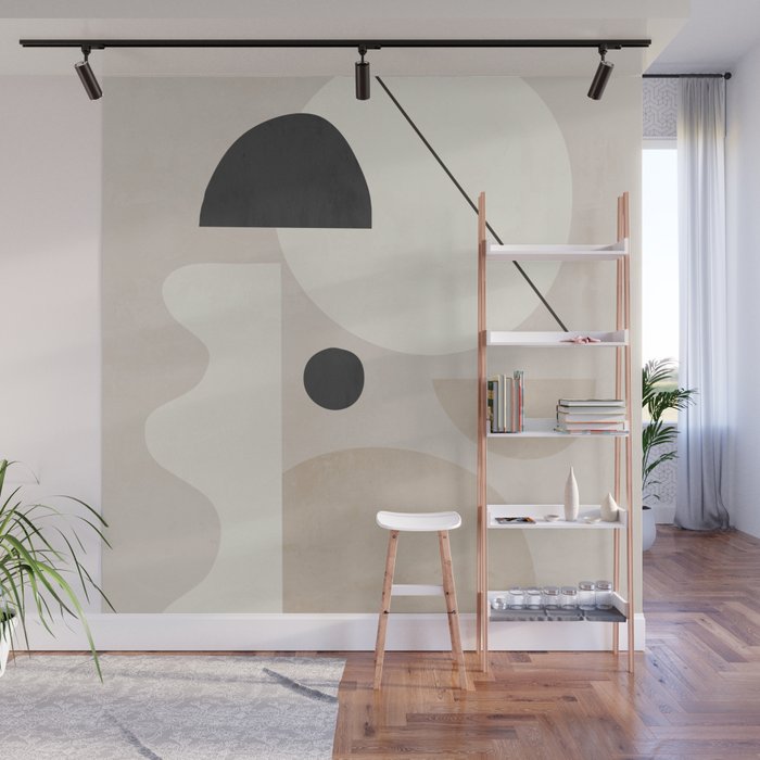 Abstract Minimal Shapes 25 Wall Mural Gallery Image 1