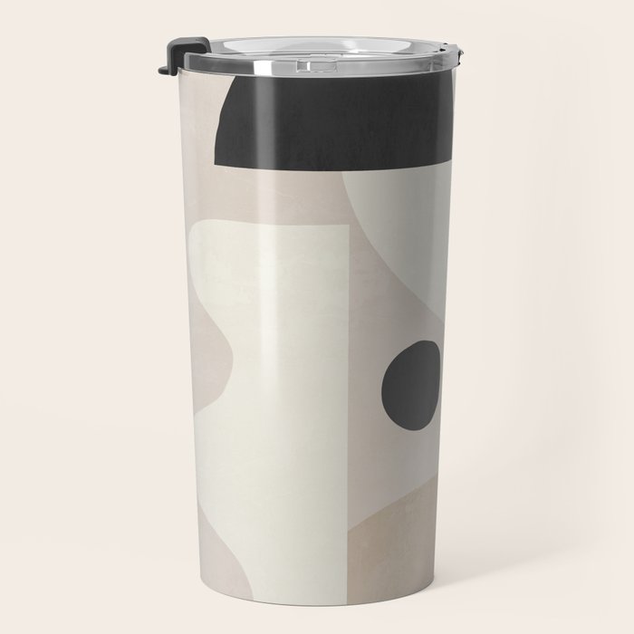 Abstract Minimal Shapes 25 Travel Mug Gallery Image 3