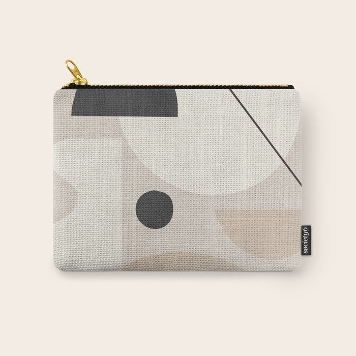 Abstract Minimal Shapes 25 Carry All Pouch Gallery Image 1