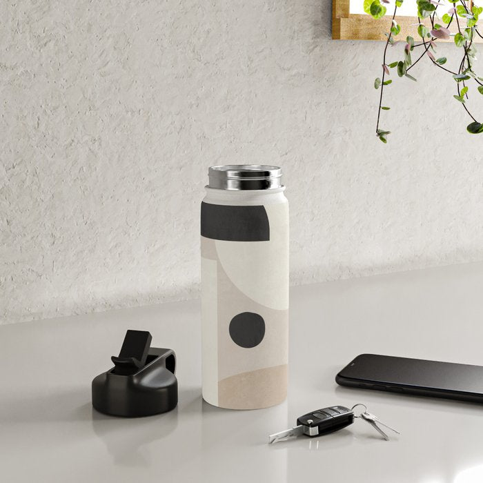 Abstract Minimal Shapes 25 Water Bottle Gallery Image 4