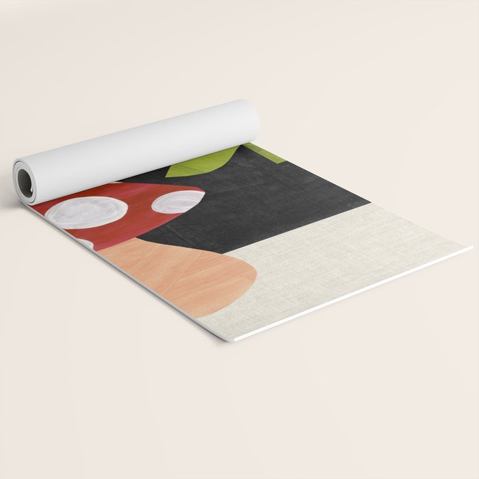 Magic Forest Mushroom Yoga Mat Gallery Image 2