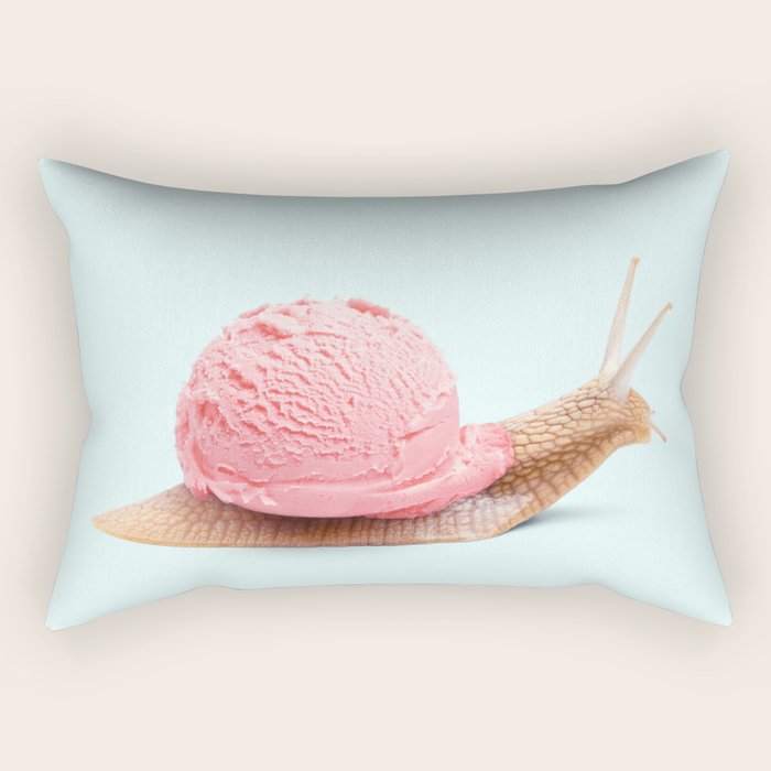 ICE SNAIL Rectangular Pillow Gallery Image 2