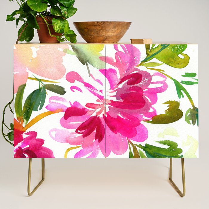 bold peonies N.o 4 Credenza Gallery Image 1