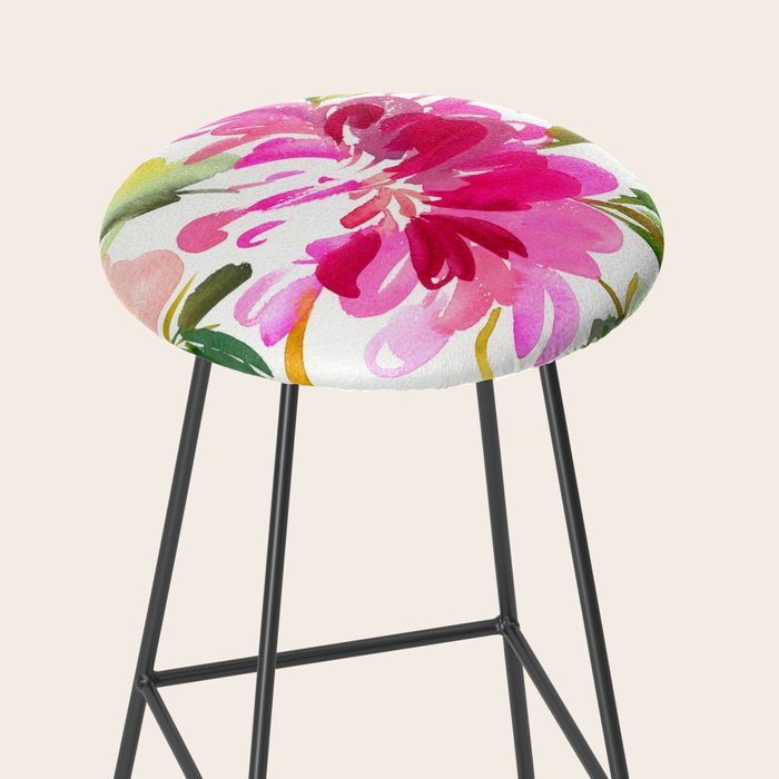 bold peonies N.o 4 Stool Gallery Image 2