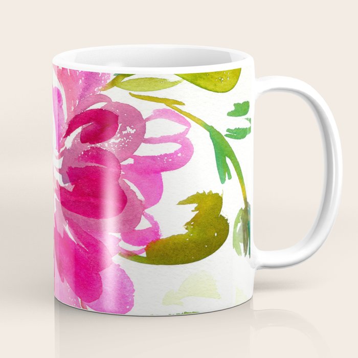 bold peonies N.o 4 Coffee Mug Gallery Image 1