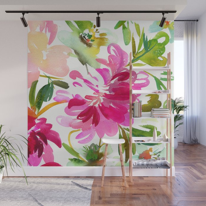 bold peonies N.o 4 Wall Mural Gallery Image 1