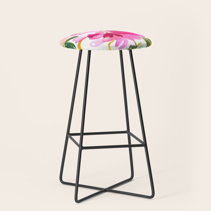 bold peonies N.o 4 Stool Gallery Image 1