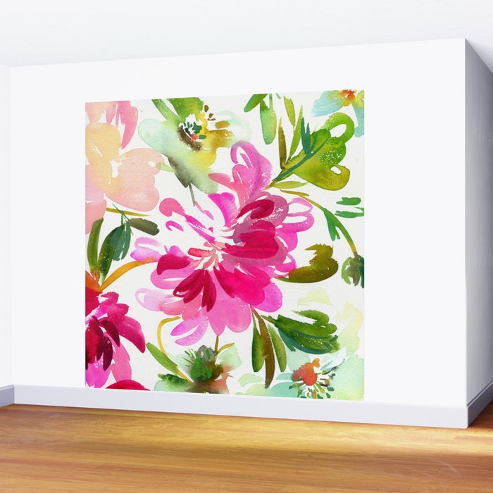 bold peonies N.o 4 Wall Mural Gallery Image 2