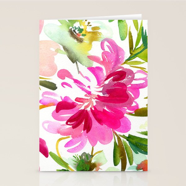 bold peonies N.o 4 Stationery Card Gallery Image 1