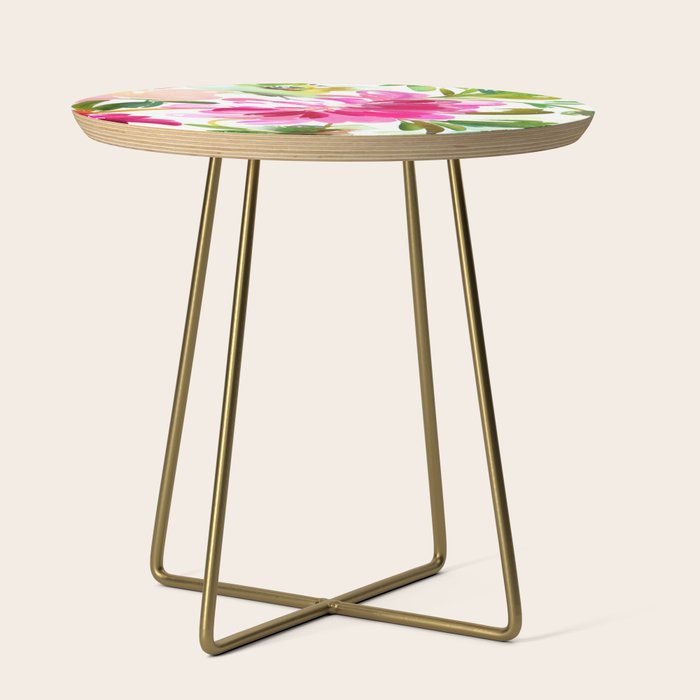 bold peonies N.o 4 Side Table Gallery Image 1