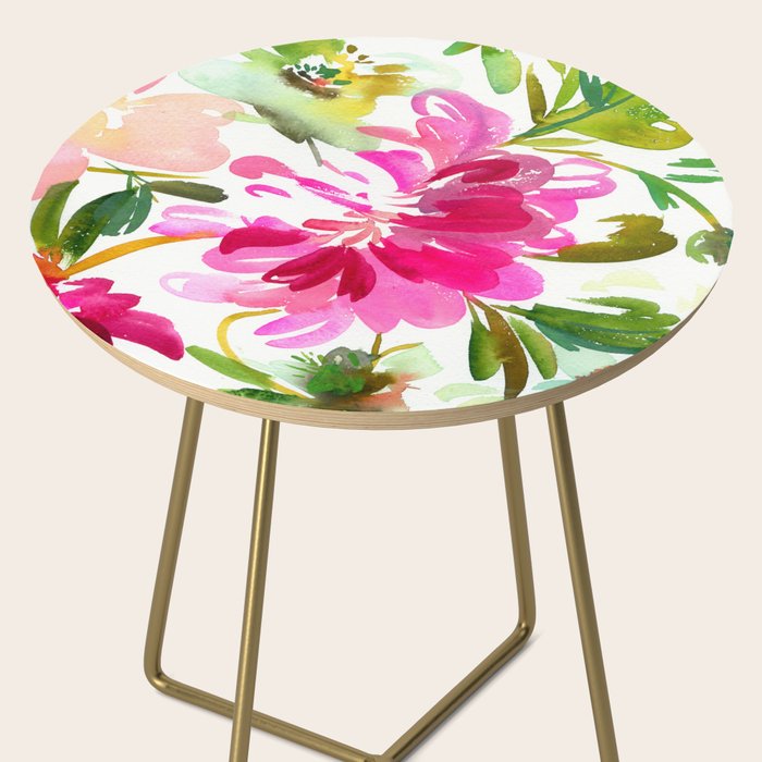bold peonies N.o 4 Side Table Gallery Image 2