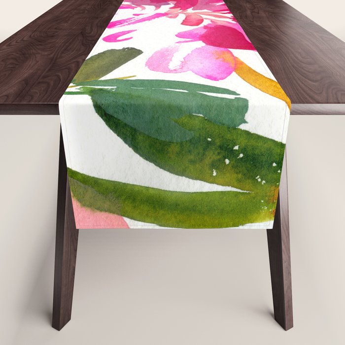 bold peonies N.o 4 Table Runner Gallery Image 1