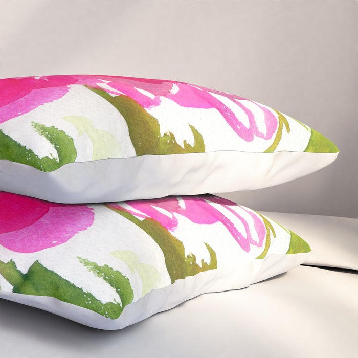 bold peonies N.o 4 Pillow Sham Gallery Image 3